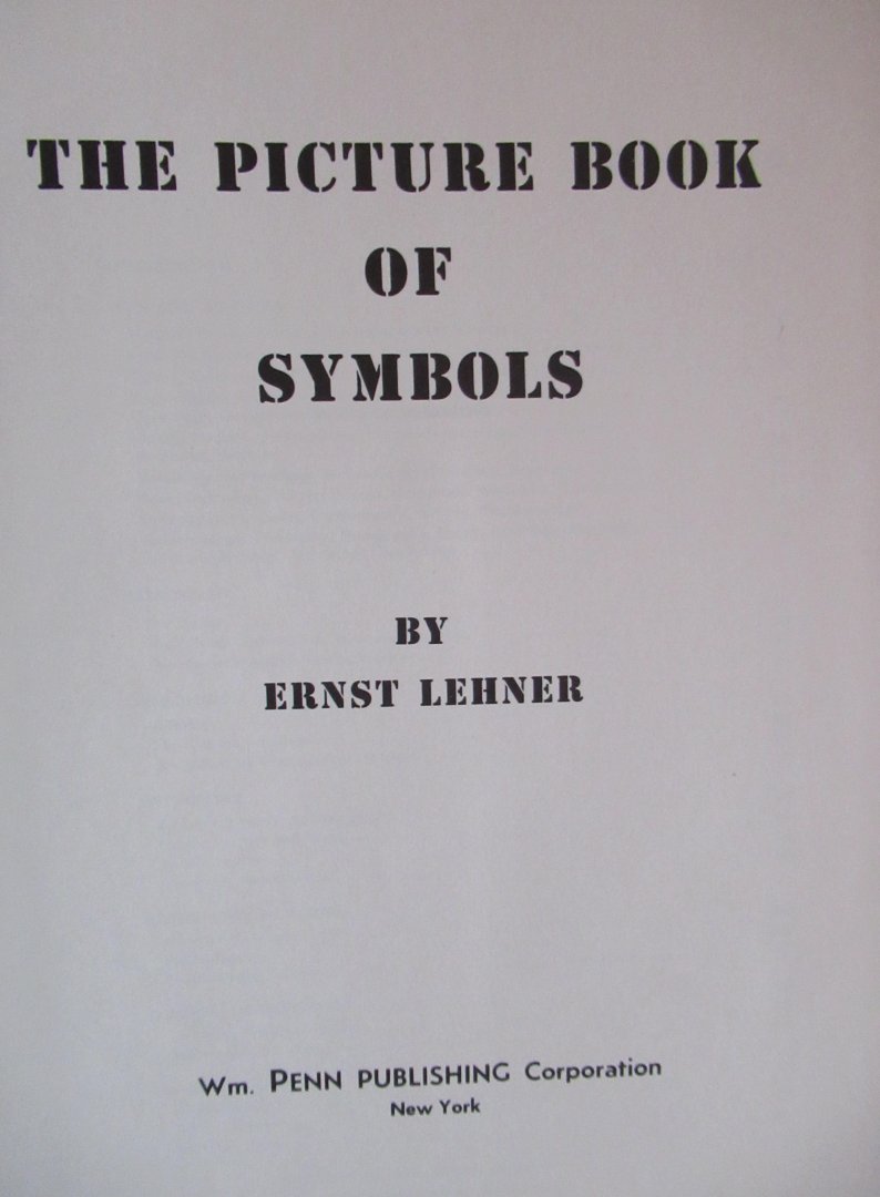 Lehner, Ernst - The picture book of symbols