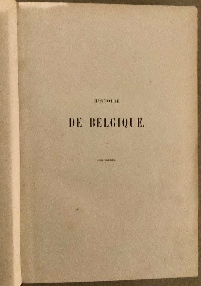 Théodore Juste - Histoire de Belgique