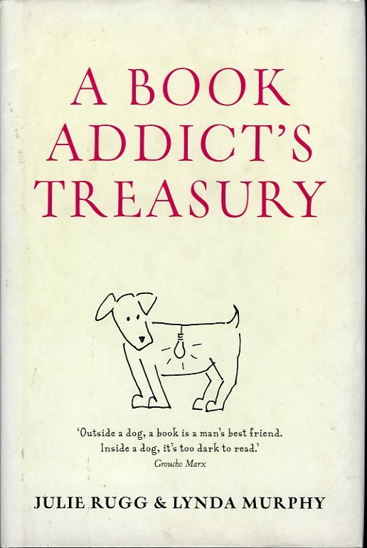 Julie is reading. Линда Мерфи. Treasury of Nadia за библиотекой. "Outside of a Dog, a book is a man's best friend. Inside a Dog it's too Dark too read