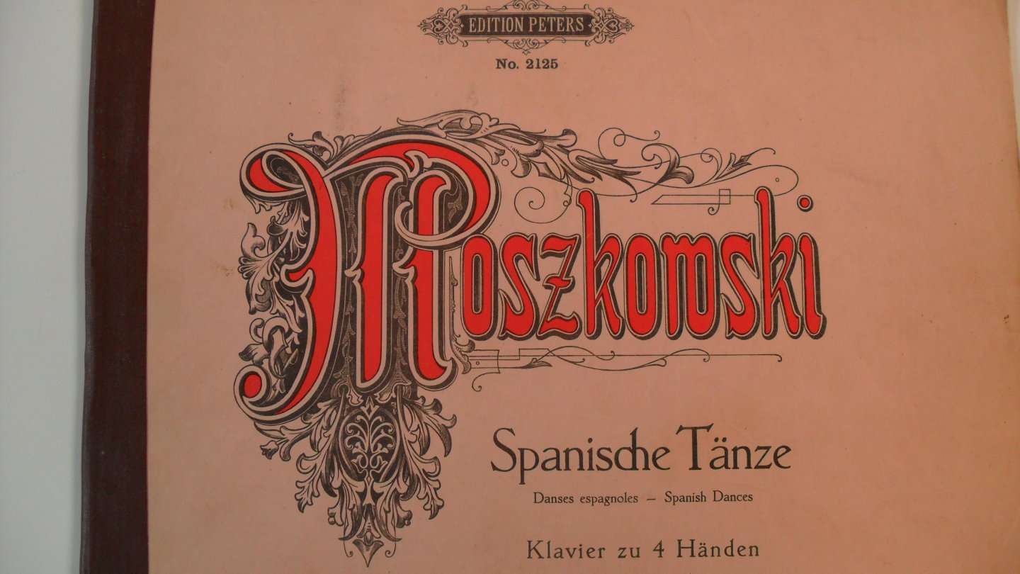 Moszkowski - Spanische Tanze klavier zu 4 handen