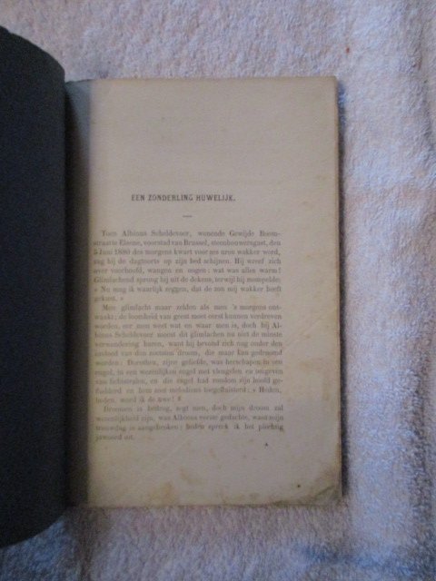 Diverse - Een zonderling huwelijk. Een zonderlijk huwelijk