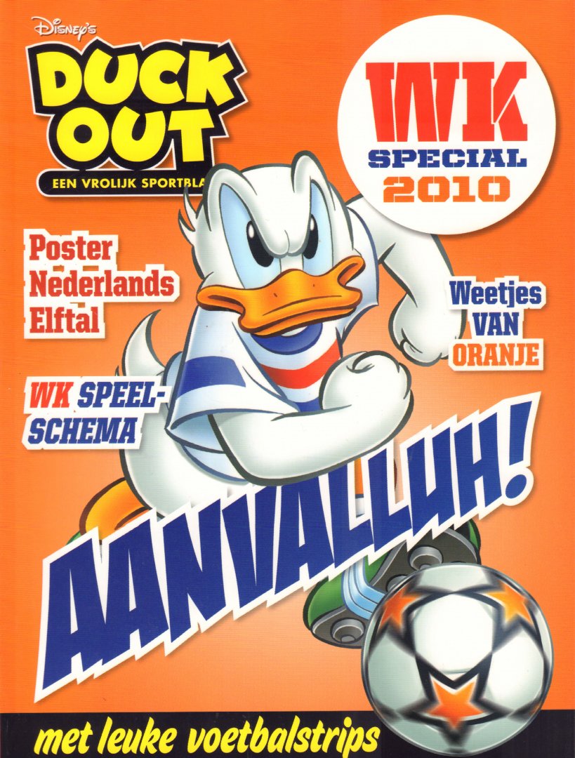 Walt Disney - Disney's Duck Out (Een vrolijk sportblad), WK Special 2010, 120 pag. softcover, zeer goede staat