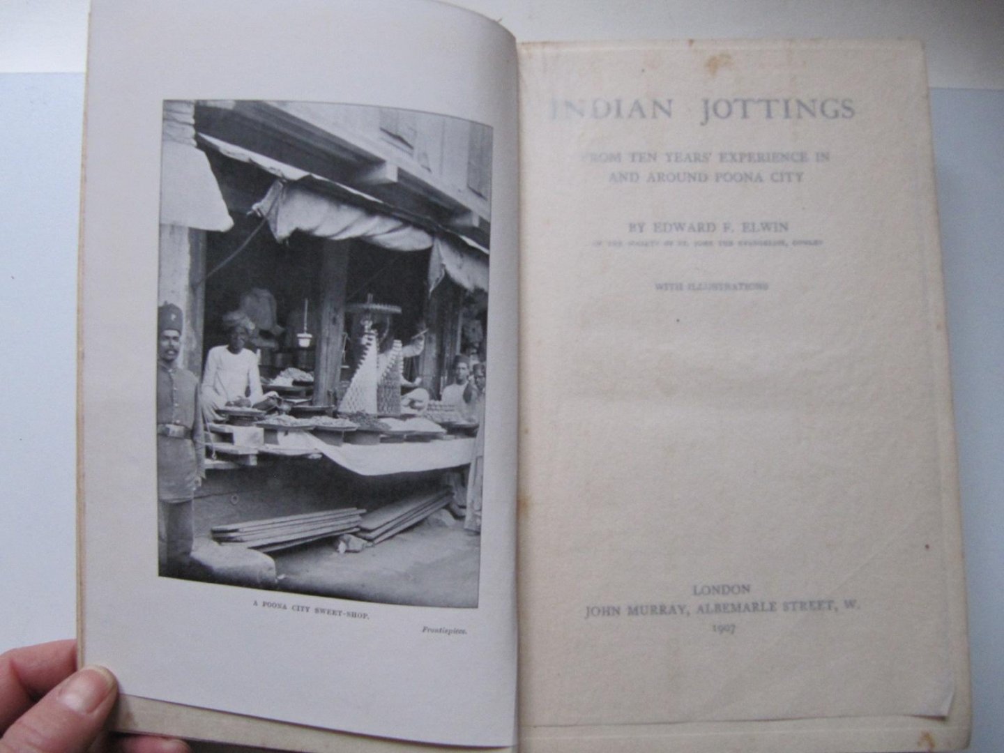 Eward F. Elwin - Indian Jottings - from ten years' experience in and around Poona City