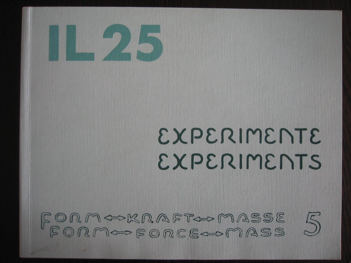 Siegfried Gass - Experimente - Experiments - IL 25