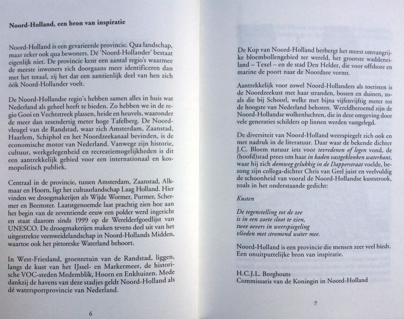 diverse schrijvers - Noord-Holland - Woordkunst in waterlicht (Bloemlezing)