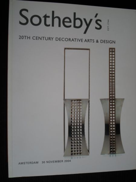 Catalogus Sotheby's - 20th Century Decorative Arts & Design