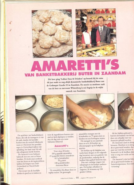 Entree Ton Borghouts * Italiaanse bitters en likeuren...Aardappelen elke dag lekker - ETEN en DRINKEN met Abiance Augustus 1991 nr 7/8 vijfde jaargang  Gastronomisch magazine * Lamsvlees from britain rechtstreeks uit de natuur * Mannen en Pannen * uit in het eeuwige Rome * Pasta gerechten