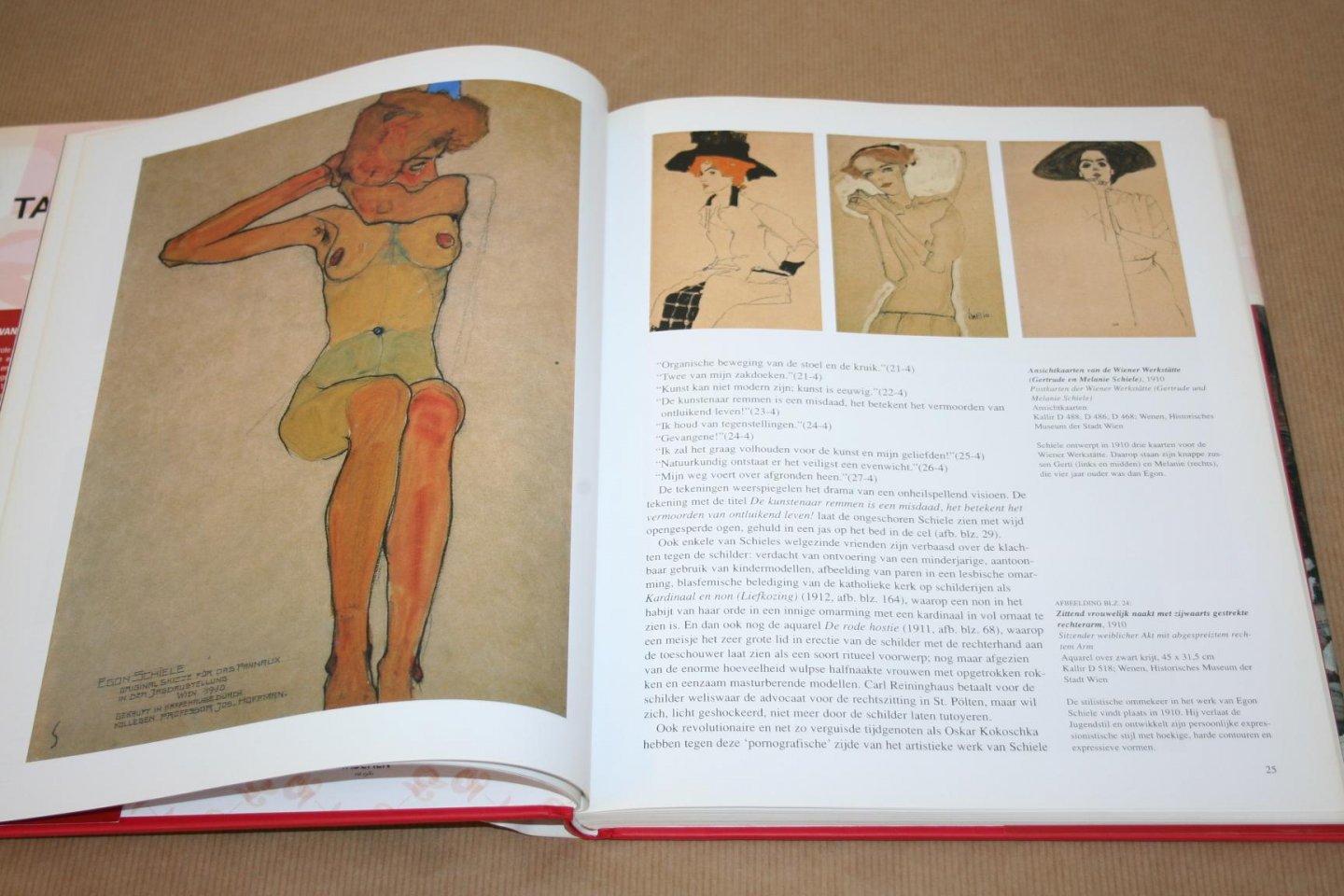 W.G. Fischer - Egon Schiele 1890-1918  -- Pantomimes van lust - Visioenen van sterfelijkheid