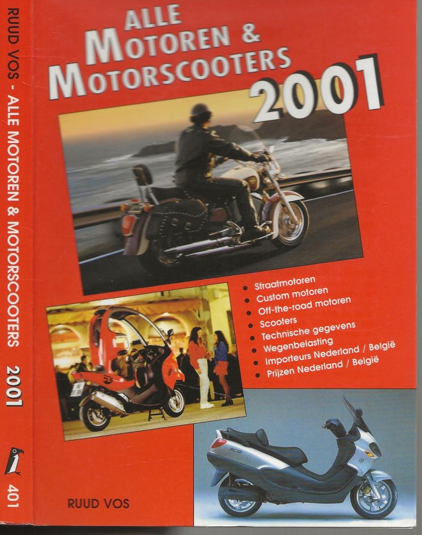 Vos, Ruud. Rijkgeillustreerd [ Elk blad foto] - Alle Motoren & Motorscooters - 2001