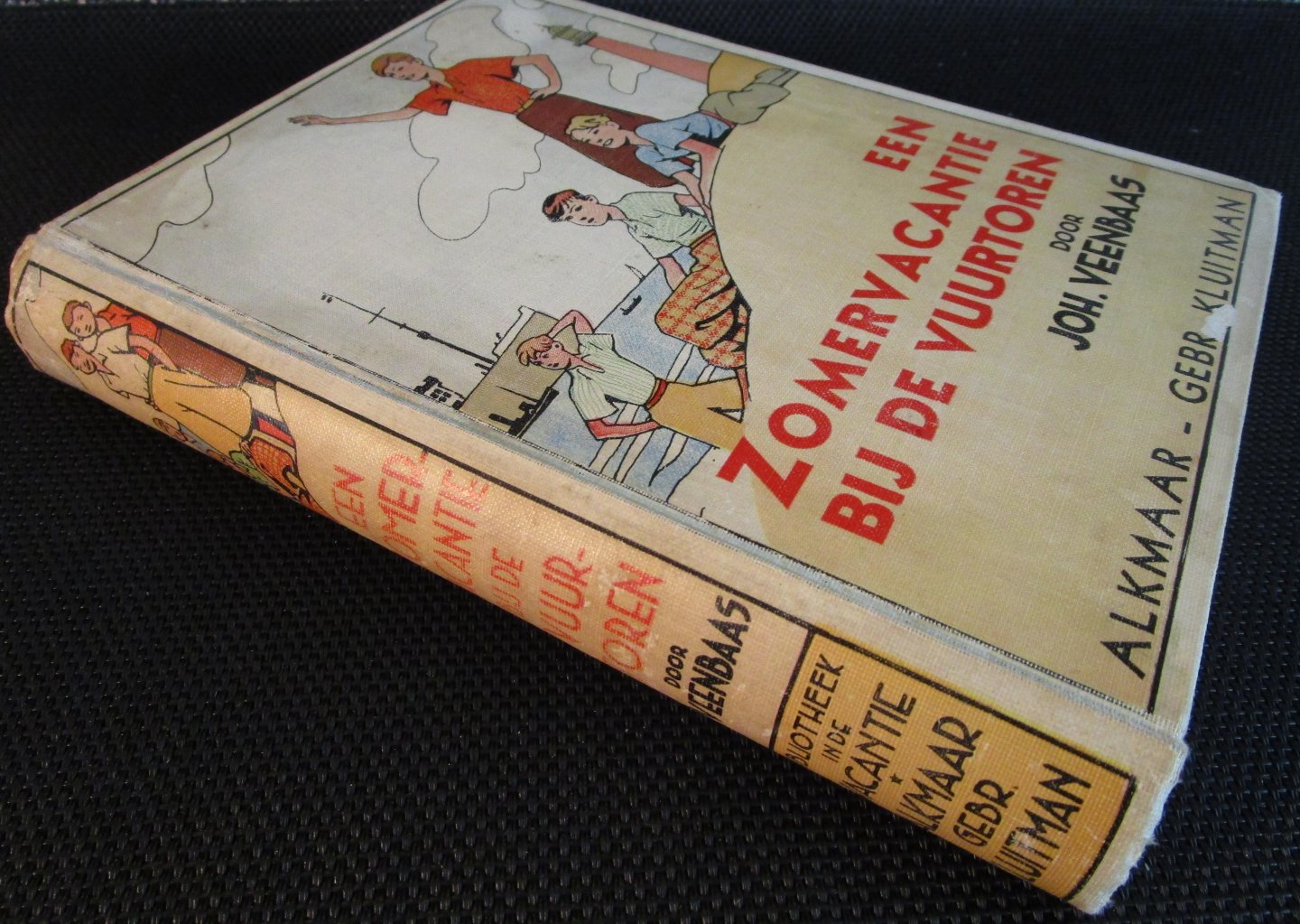 Veenbaas, Joh. - Een zomervacantie bij de vuurtoren