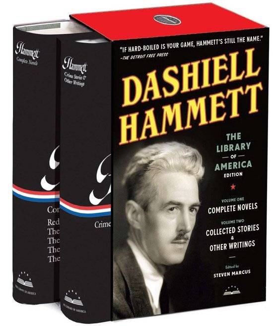 HAMMETT, DASHIELL. - Dashiell Hammett, Volume one: Complete Novels,  Volume two: Collected Stories & Other Writings,  The Library of America Edition