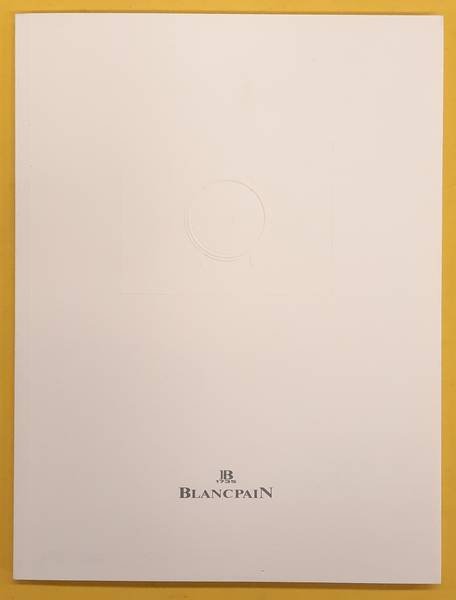 BLANCPAIN. - Blancpain watch catalogue booklet + Price list