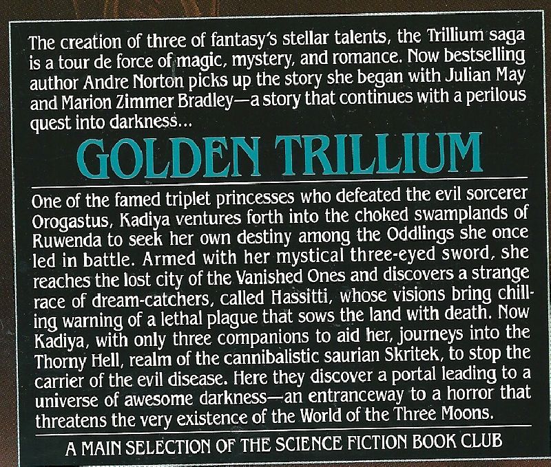 Norton, Andre - Golden Trillium