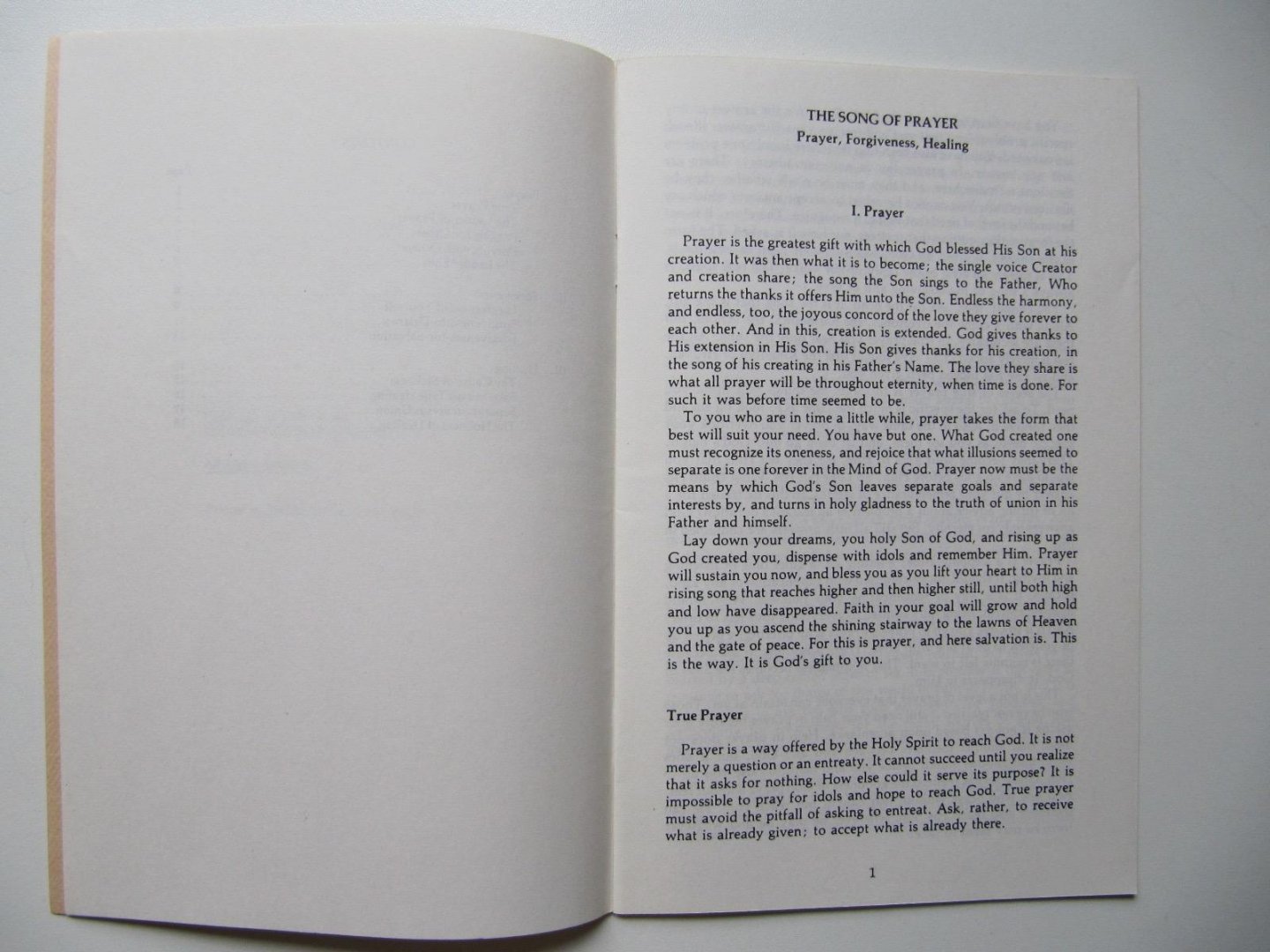 Redactie Foundation for inner peace - The Song of Prayer - Prayer, Forgiveness, Healing