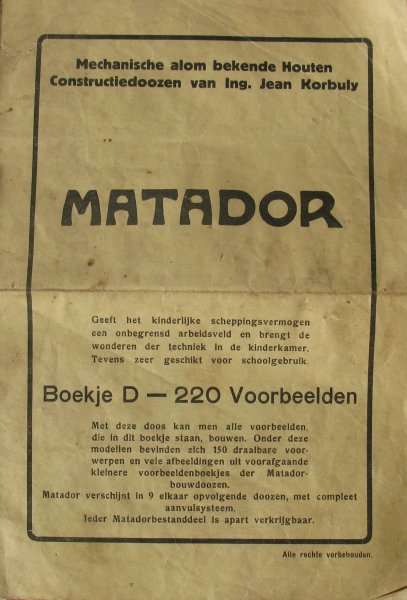 Matador - Matador | Boekje D - 220 voorbeelden