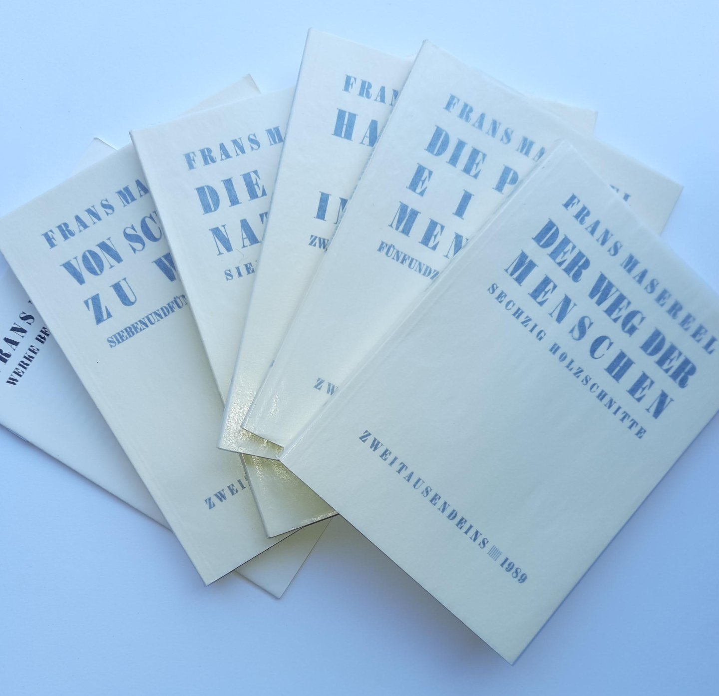 Onbekend - Frans Masereel: Werke bei Zweitausendeins ( 13,14,15,16,17 ) box incl tekst