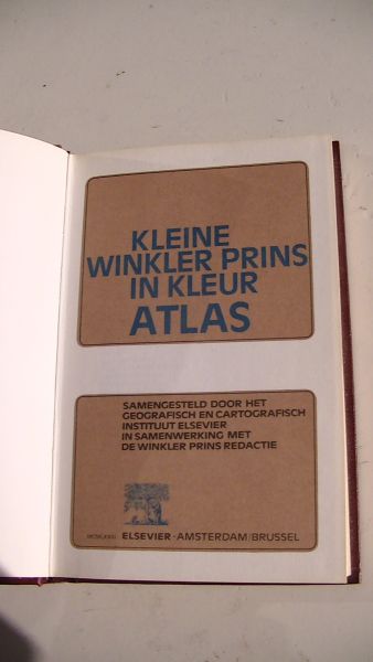 Winkler Prins Redactie en Hummel e.s. Drs. Ben - KLEINE WINKLER PRINS IN KLEUR woordenboek 20 delen + aparte ATLAS