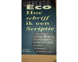 Umberto Eco - Hoe schrijf ik een scriptie