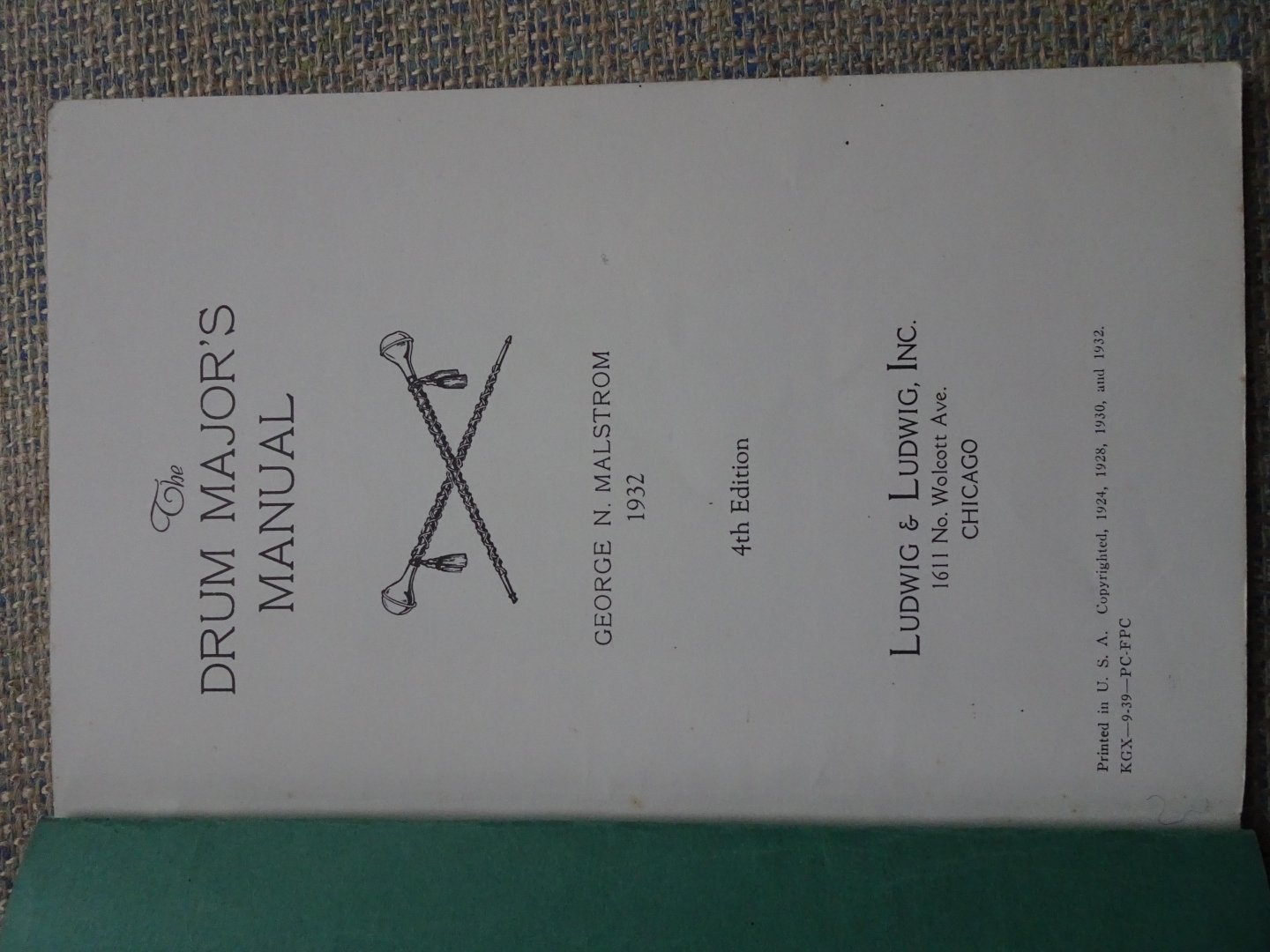 Malstrom, George N. - THE DRUM MAJOR'S MANUAL