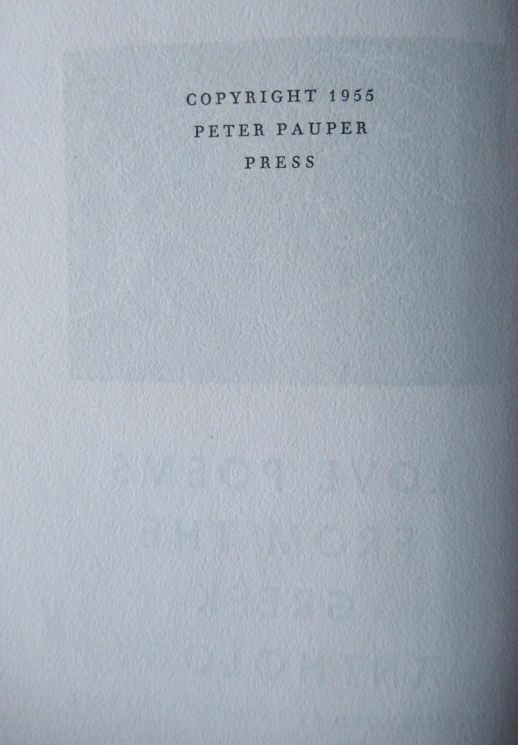 Clercq, Jacques le (vertaling) - Love poems from the Greek anthology