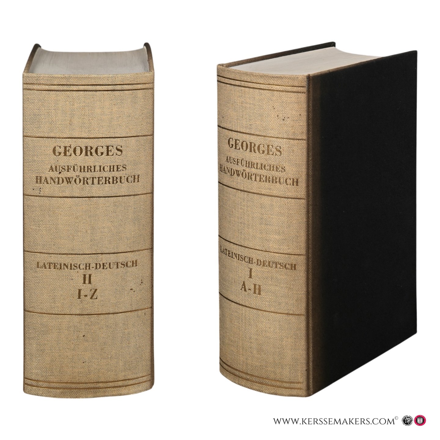 Georges, Karl Ernst. - Ausführliches Lateinisch-Deutsches Handwörterbuch. Aus den Quellen zusammengetragen und mit besonderer Bezugnahme auf Synonymik und Antiquitäten unter Berücksichtigung der besten Hilfsmittel. 14. Auflage. Nachdruck der Achten Verbesserten und ...
