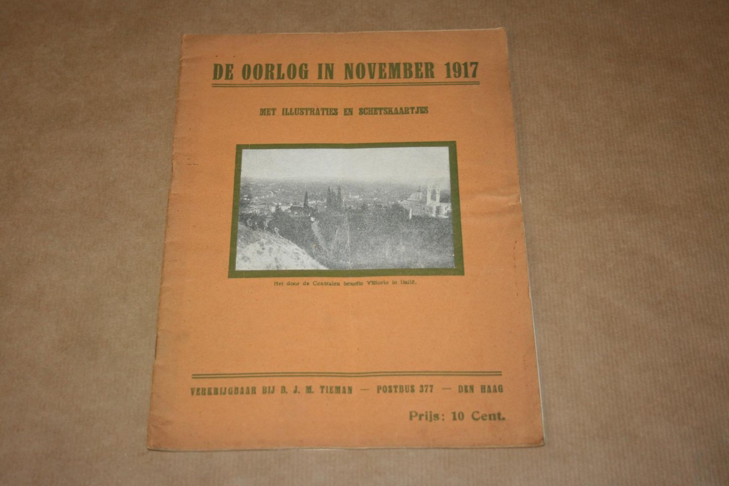  - De Oorlog in november 1917 -  Met illustraties en schetskaartjes