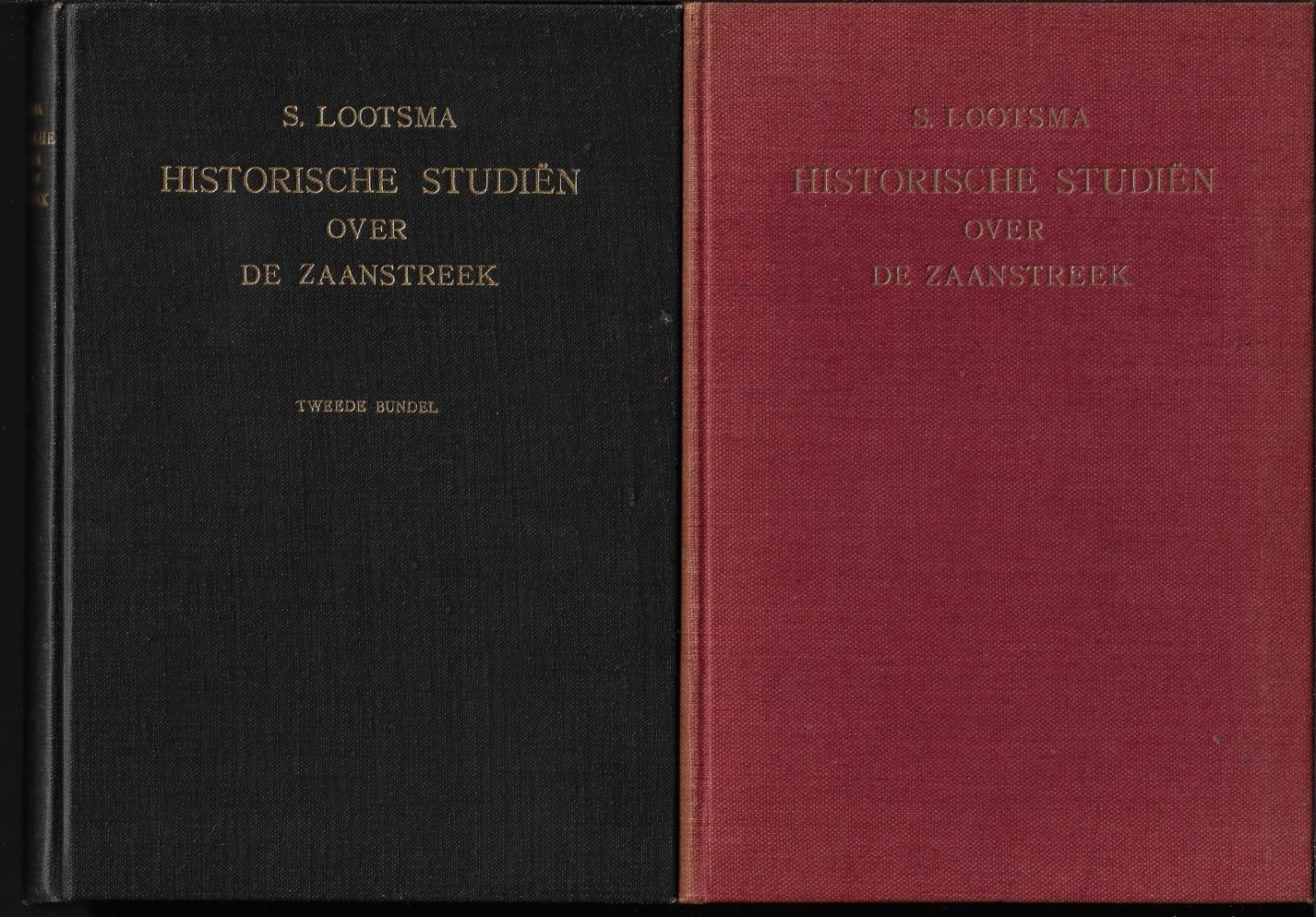 LOOTSMA, S - Historische studiën over de Zaanstreek: Eerste bundel en tweede bundel (=compleet)