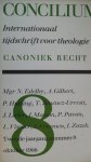 Redactie - Concilium:  Canoniek recht    (zie foto voor schrijvers over dit thema)