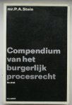 STEIN, P.A., - Compendium van het burgerlijk procesrecht.