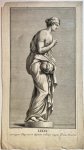 Unknown artist. - Antique print, engraving I Greek Leda, published ca. 1730, 1 p.