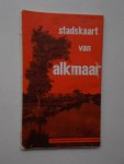 red. - Stadskaart van Alkmaar.