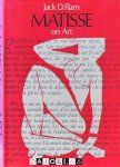 Jack D. Flam - Matisse on Art
