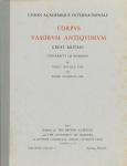 Diverse auteurs (Meer info voor details) - CORPUS VASORUM ANTIQUORUM 1954 / GREAT BRITAIN FASCICULE 12 / READING 1
