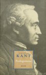 KANT, I. - Prolegomena. Inleiding, vertaling en annotaties Jabik Veenbaas, Willem Visser.