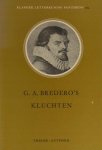 Bredero, G.A. - Kluchten.