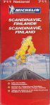 niet vermeld - Michelin toeristenkaart 711 Scandinavië, Finland 1:500.000