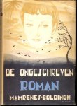 Renes-Boldingh, M.A.M. - De ongeschreven Roman