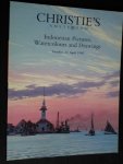 Catalogus Christie's - Indonesian Pictures, Watercolours & Drawings