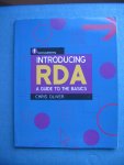 Oliver, Chris - Introducing RDA. A guide to the basics