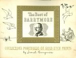Barrymore, Lionel - Collector's Portfolio of Gold-Etch Prints
