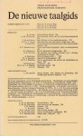 Berg, B. van den e.a. (redactie) - De nieuwe taalgids, jaargang 63, nummer 4, 1970