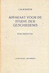 Romein, J.M. - Apparaat voor de studie der geschiedenis