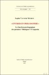 Sophie Van der Meeren - Entrer en philosophie La fonction psychagogique des premiers Dialogues d'Augustin