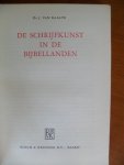 Raalte Ds.J. van - De schrijfkunst in de bijbellanden
