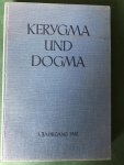 Diverse auteurs - Kerygma und Dogma - Zeitschrift für theologische Forschung und kirchliche Lehre Diverse auteurs - Kerygma und Dogma - Zeitschrift für theologische Forschung und kirchliche Lehre