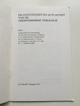 Graafland, C. (prof.dr./ds.) - De continuïteit en actualiteit van de Gereformeerde Theologie. Inaugurele Rede.