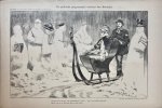 Braakensiek, Johan (1858-1940) - [Original lithograph/lithografie by Johan Braakensiek] De politieke programma's omtrent den Kersttijd, 27 December 1896, 1 pp.