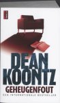 Dean Koontz, D. Koontz - Geheugenfout