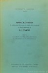 ENGELS, L.J., NIP, R.I.A., DIJK, H. VAN, HOUTS, E.M.C. VAN, (EDS.) - Media Latinitas. A collection of essays to mark the occasion of the retirement of L.J. Engels.
