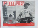 Redactie - 3 x Life - july 1942, july 1942, june 1945 - aircorps , atlantic convoy , us concress )